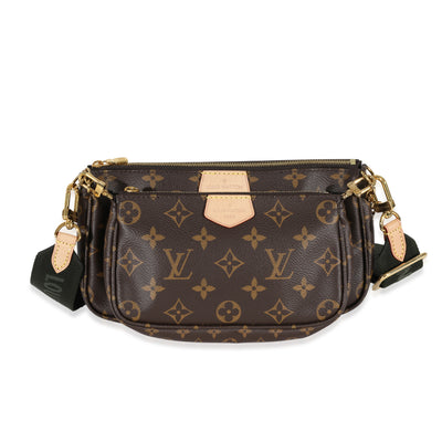 Louis Vuitton Monogram Canvas Khaki Multi Pochette Accessoires