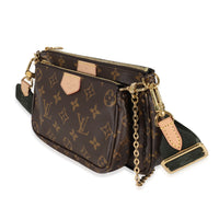 Louis Vuitton Monogram Canvas Khaki Multi Pochette Accessoires