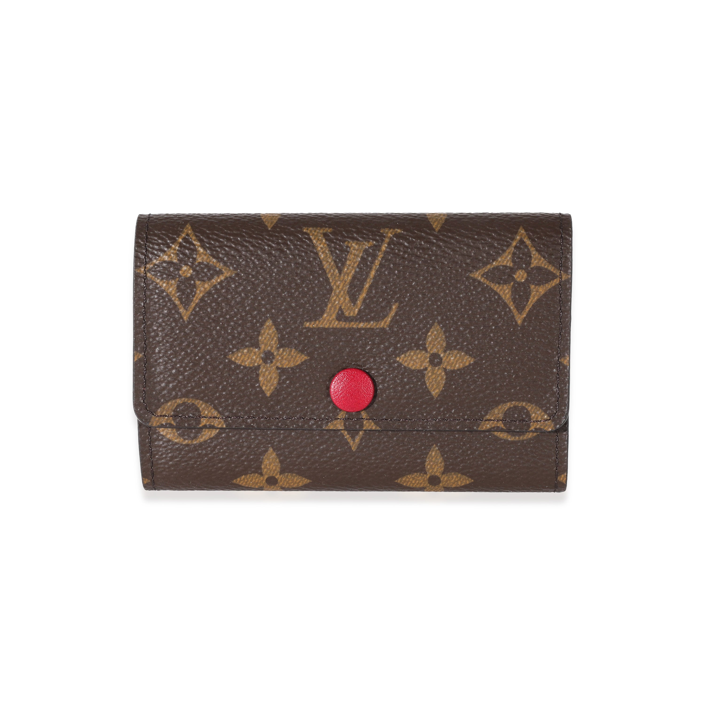 Louis Vuitton, Accessories, Authentic Louis Vuitton 6 Key Holder Lv  Monogram Unisex Key Chain Leather