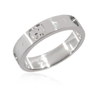 Gucci Icon Inverted Gs Ring in 18k White Gold