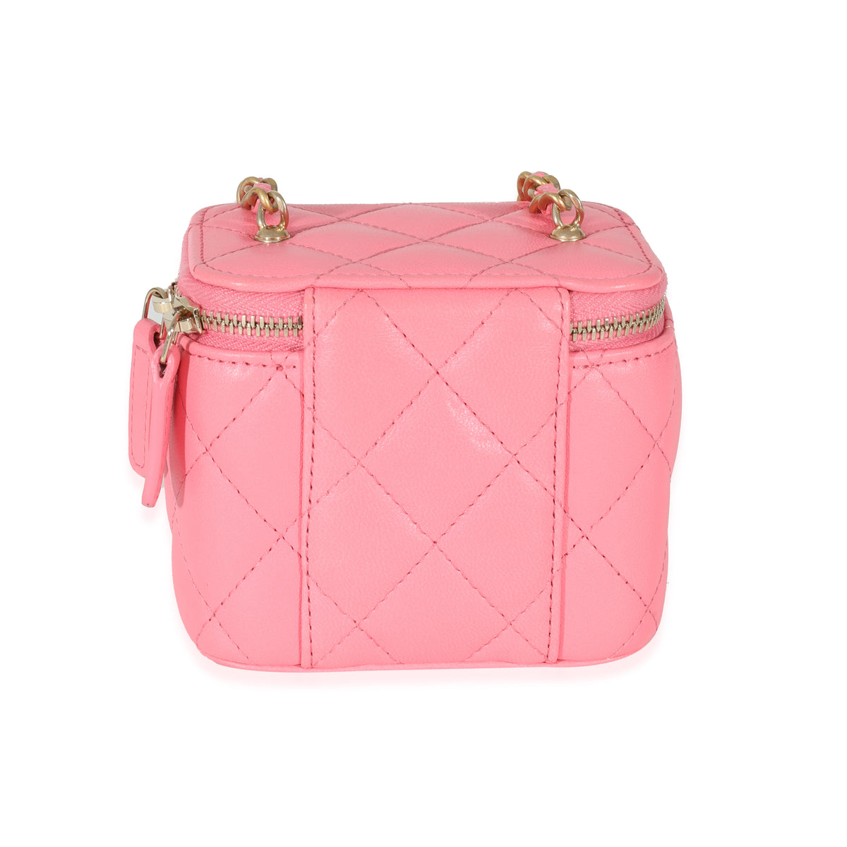 Chanel Vanity Case Medium Patent Pink