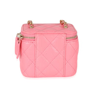 Chanel Pink Lambskin Coco Pearl Crush Mini Vanity Case, myGemma, FR
