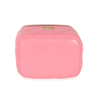 Chanel Pink Lambskin Coco Pearl Crush Mini Vanity Case, myGemma