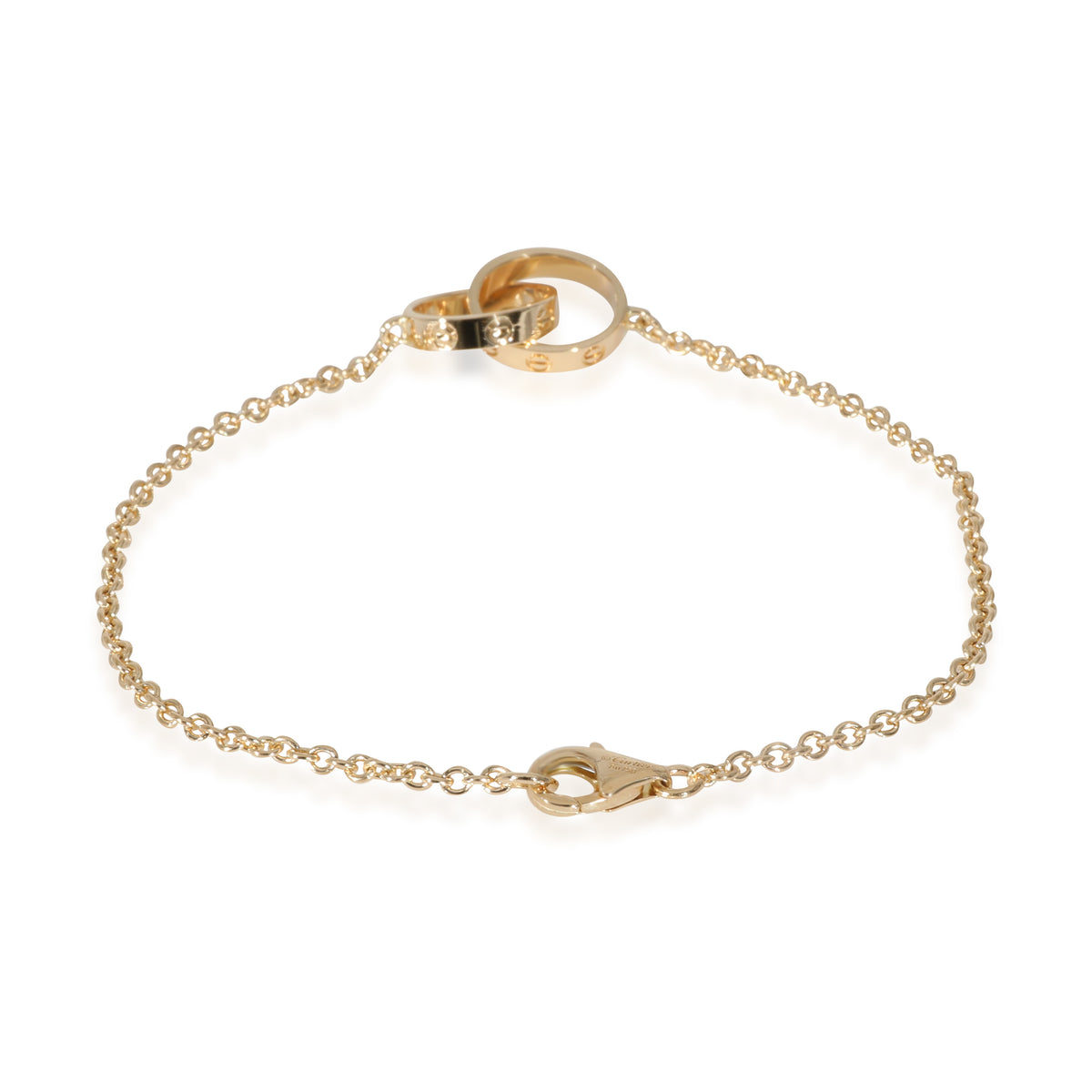 Cartier Love Interlocking Circles Bracelet in 18k Yellow Gold