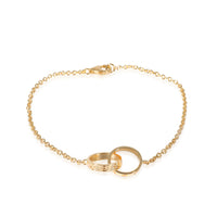 Cartier Love Interlocking Circles Bracelet in 18k Yellow Gold