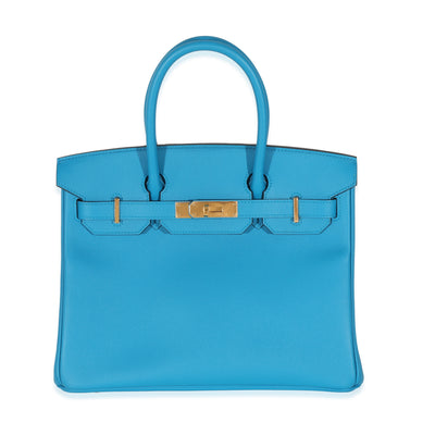 Hermès Bleu Zanzibar Epsom Birkin 30 GHW