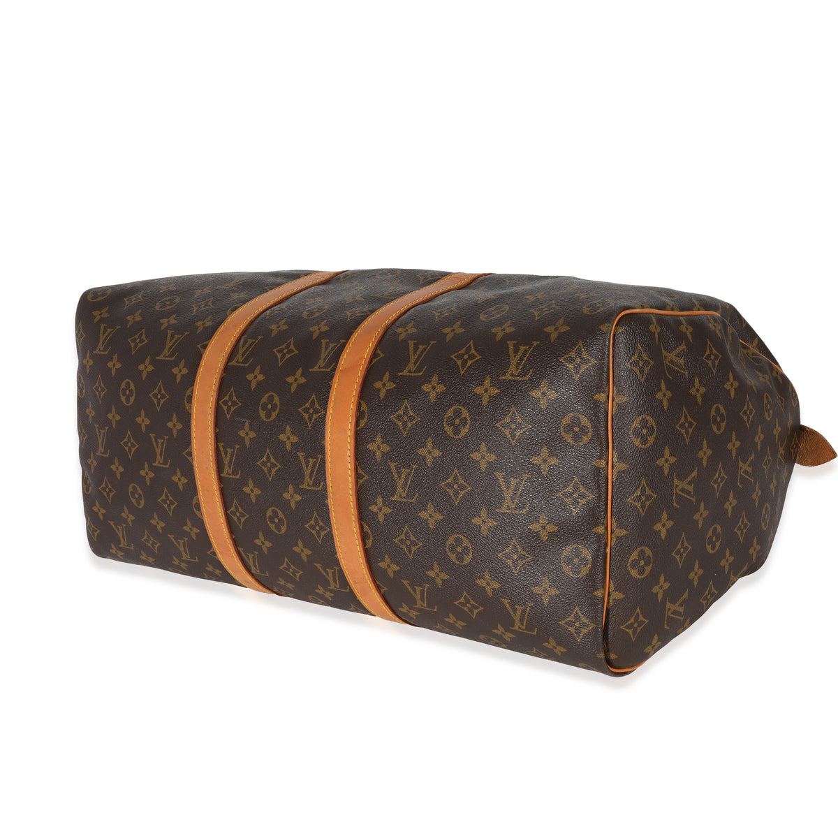 Louis Vuitton Pink, Orange, And Brown Monogram Roses Keepall 50