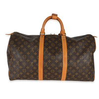 Louis Vuitton Vintage Monogram Canvas Keepall 50