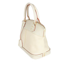 Louis Vuitton Ivory Leather Suhali Lockit MM