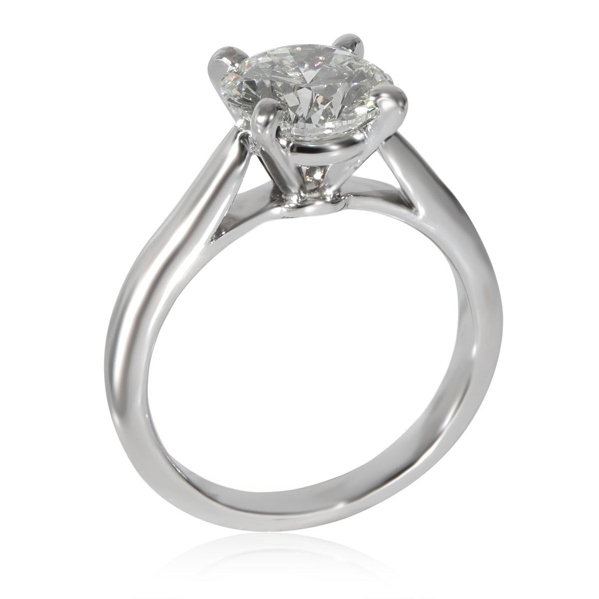 Cartier 1895 Diamond Solitaire Engagement Ring in Platinum H VS1 1.8 CTW