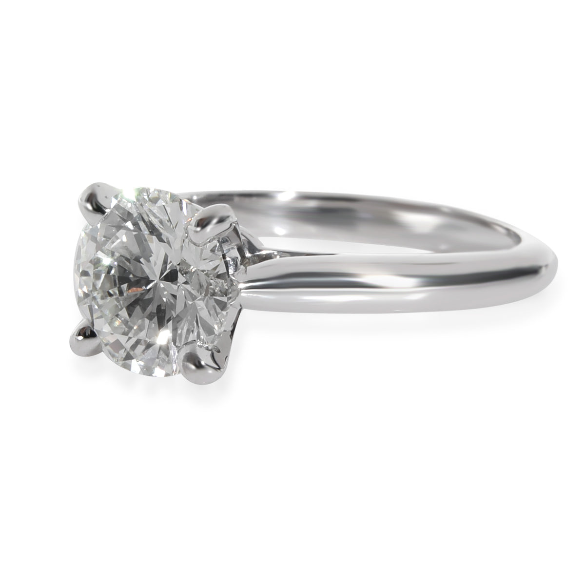 Cartier 1895 Diamond Solitaire Engagement Ring in Platinum H VS1 1.8 CTW