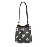 Louis Vuitton Black Giant Monogram Canvas Wild At Heart NeoNoe MM