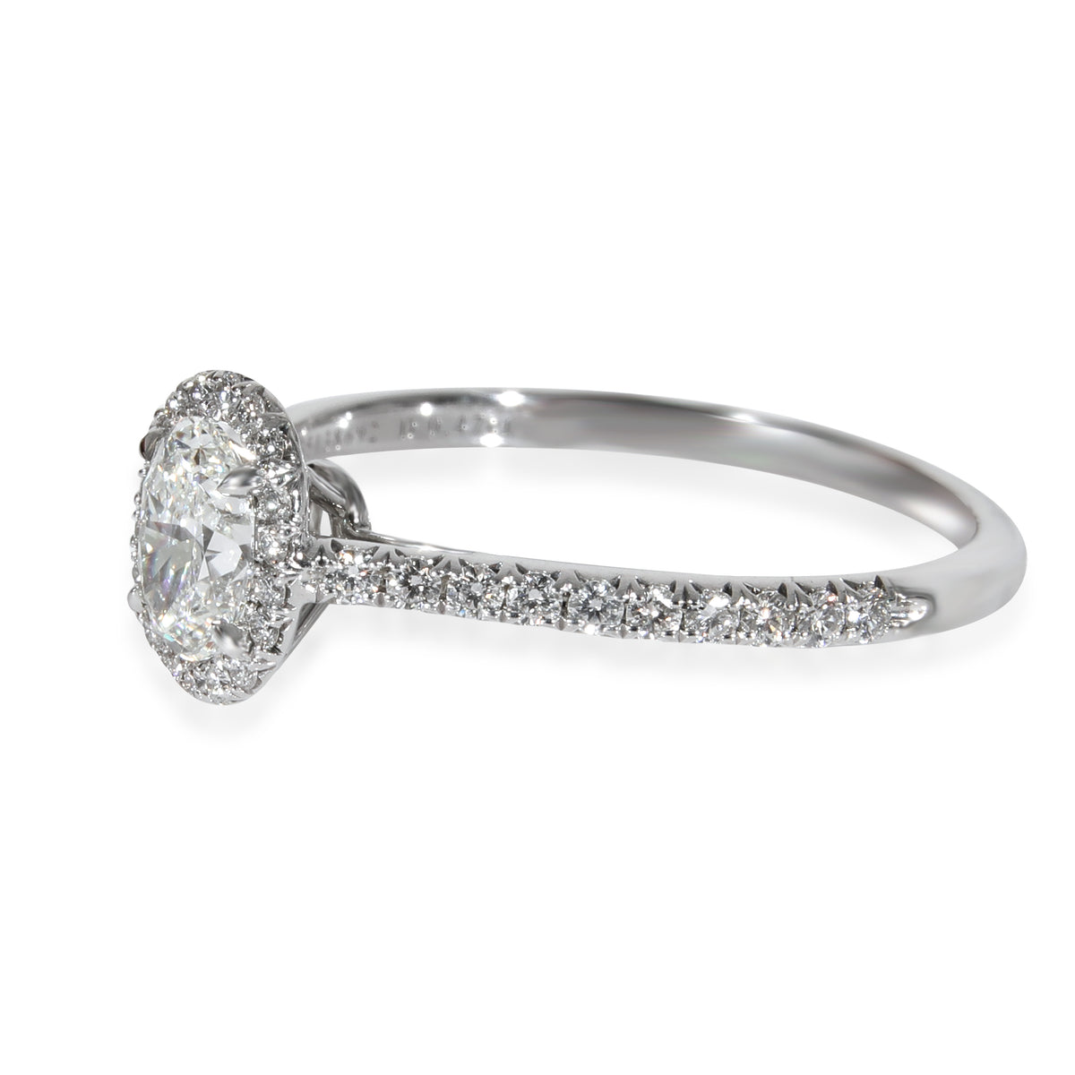 Tiffany & Co. Soleste Diamond Engagement Ring in  Platinum F VS1 0.73 CT