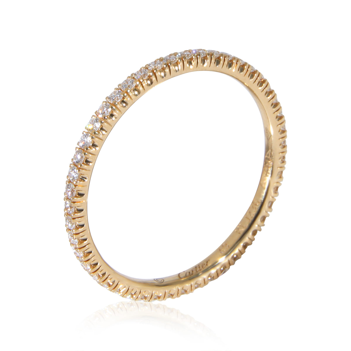 Cartier Etincelle Diamond Eternity Band in 18k Yellow Gold 0.22 CTW