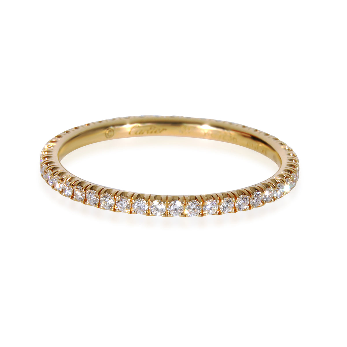 Cartier Etincelle Diamond Eternity Band in 18k Yellow Gold 0.22 CTW