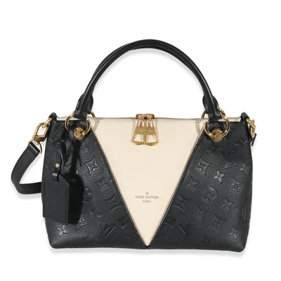 Louis Vuitton Black & Beige Monogram Empreinte V Tote BB