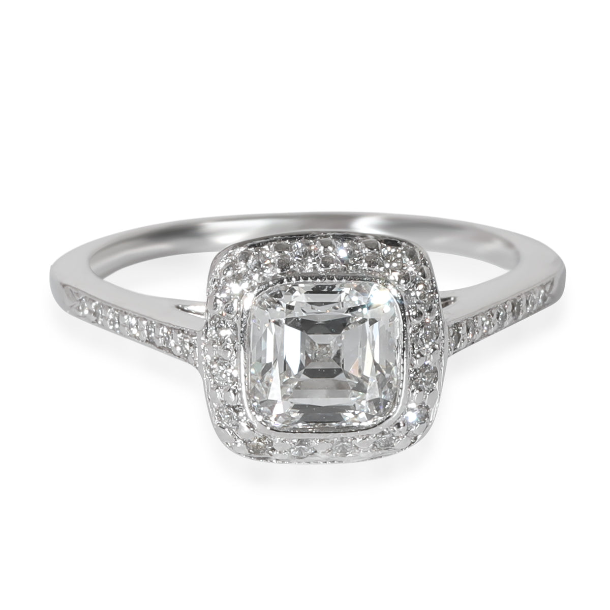 Tiffany & Co. Legacy Engagement Ring  in  Platinum F VVS2 1.07 CTW