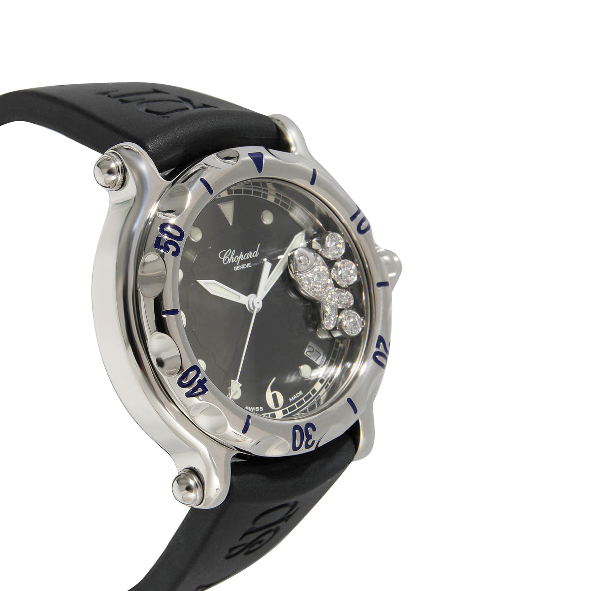 Chopard Happy Fish 28 8347 Unisex Watch in Stainless Steel