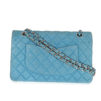 Chanel Blue Matte Caviar Medium Classic Double Flap Bag