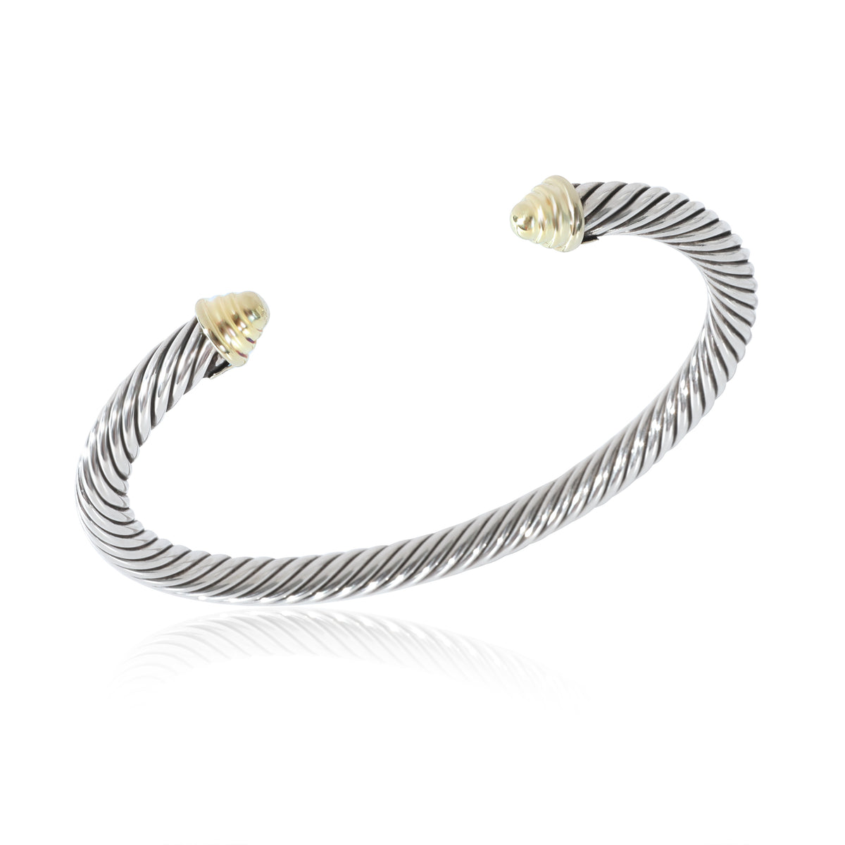 David Yurman Cable Classic Bracelet in 14K Yellow Gold/ SS