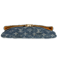 Louis Vuitton Blue Monogram Denim Plat Pochette