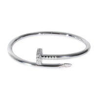 Cartier Juste Un Clou Diamond Bracelet in 18k White Gold 0.58 CTW