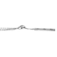 Cartier Love Diamond Fashion Necklace in 18k White Gold 0.06 CTW