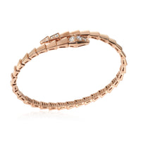 BVLGARI Serpenti Bracelet in 18k Rose Gold 0.47 CTW Size Medium