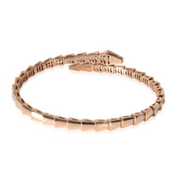 BVLGARI Serpenti Bracelet in 18k Rose Gold 0.47 CTW Size Medium