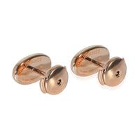 Hermès Chaine dAncre Earrings in 18k Rose Gold 0.18 CTW