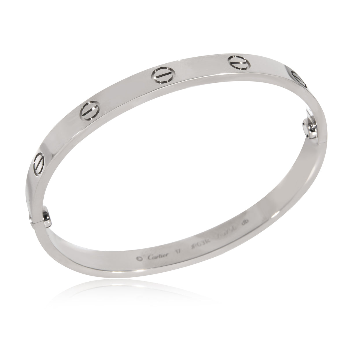 Cartier Love Bracelet in 18k White Gold