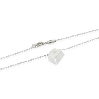 Tiffany & Co. Frank Gehry  Torque Cube Pendant in  Sterling Silver