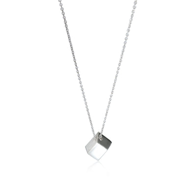 Tiffany & Co. Frank Gehry  Torque Cube Pendant in  Sterling Silver