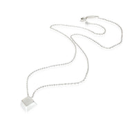 Tiffany & Co. Frank Gehry  Torque Cube Pendant in  Sterling Silver