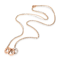 Cartier Love Necklace in 18k 3 Tone Gold 0.01 CTW