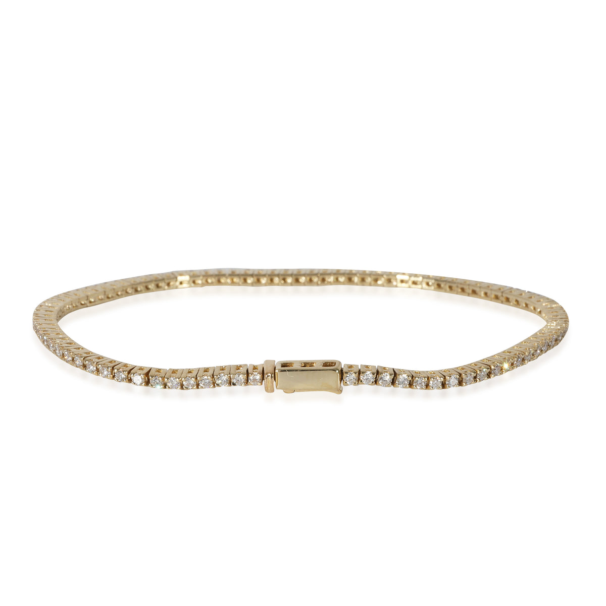 Diamond Micro Tennis Bracelet in 14k Yellow Gold 0.88 CTW