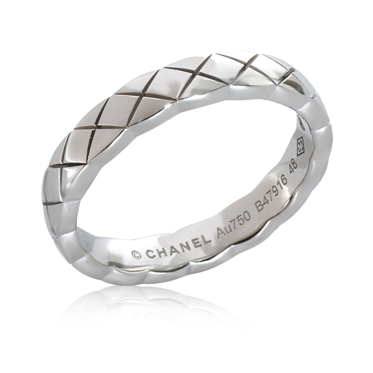 Chanel Coco Crush Mini Ring in 18k White Gold myGemma Item #130915