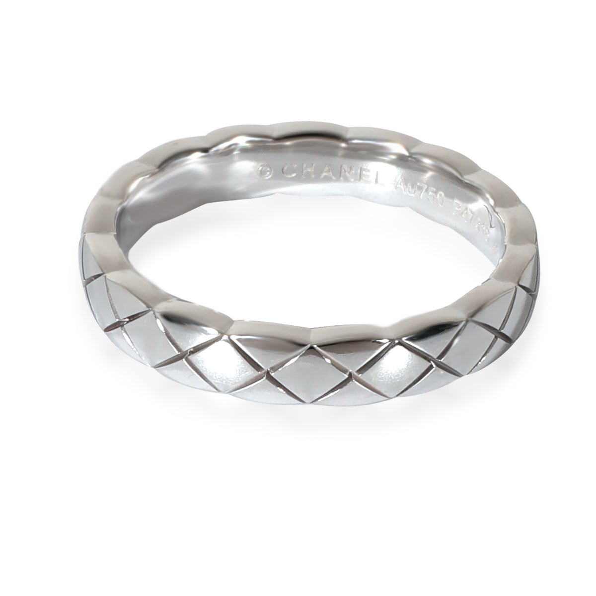 Chanel Coco Crush Mini Ring in 18k White Gold myGemma Item #130915