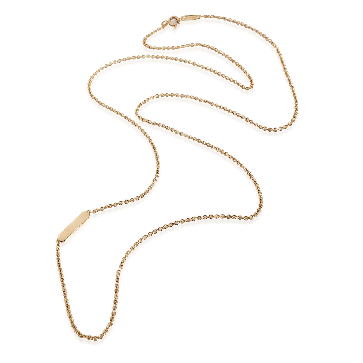 Tiffany & Co. Chain With Bar in 18k Yellow Gold