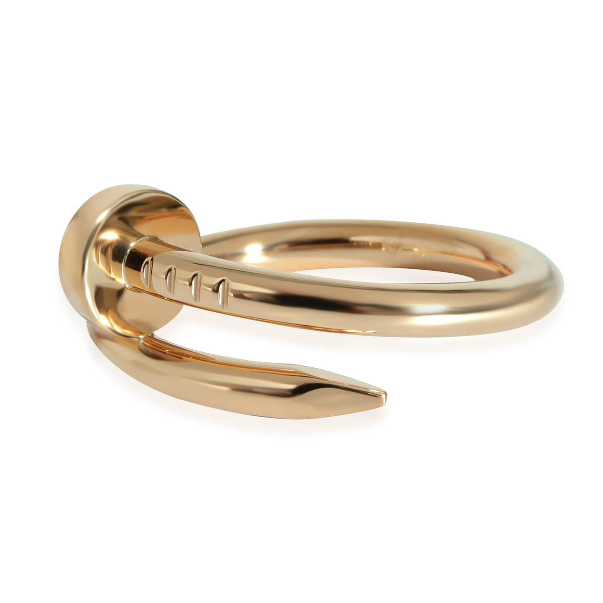 Louis Vuitton 18k White Gold 59 Single Band Ring