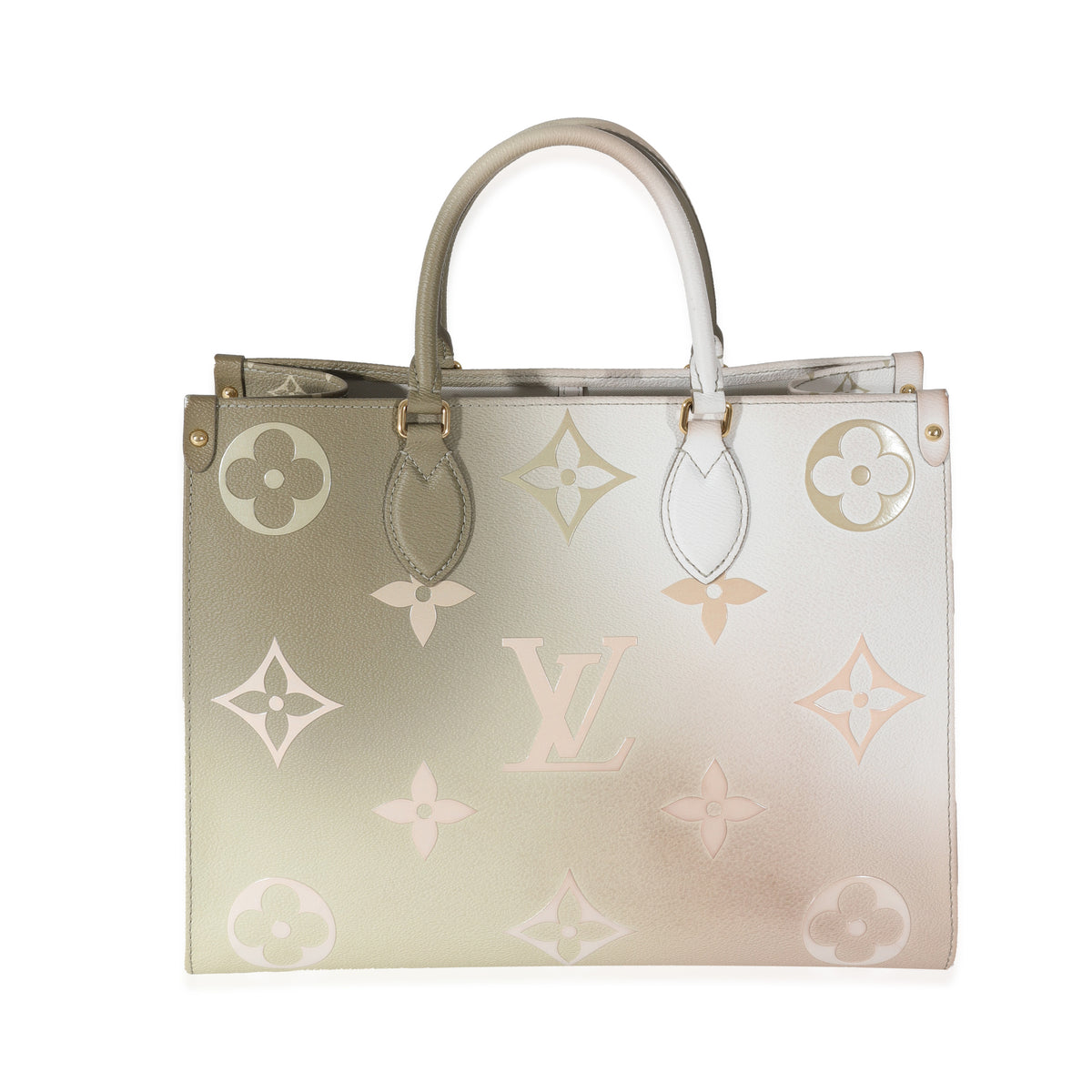 Louis Vuitton Onthego MM Sunset Kaki in Coated Canvas with Gold-tone - US