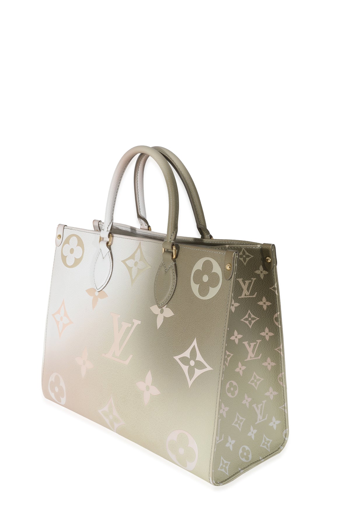 Louis Vuitton Neverfull MM Sunset Kaki in Coated Canvas with Gold