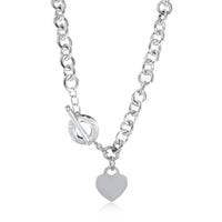 Tiffany & Co. Heart Tag Toggle Necklace in  Sterling Silver