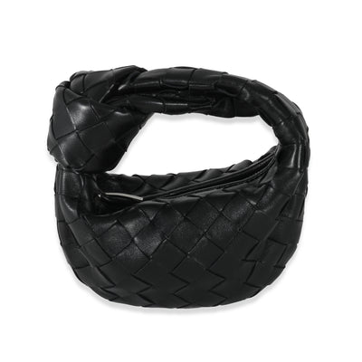 Bottega Veneta Black Intrecciato Lambskin Candy Jodie