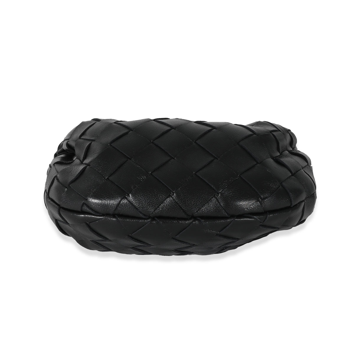 Bottega Veneta Black Intrecciato Lambskin Candy Jodie