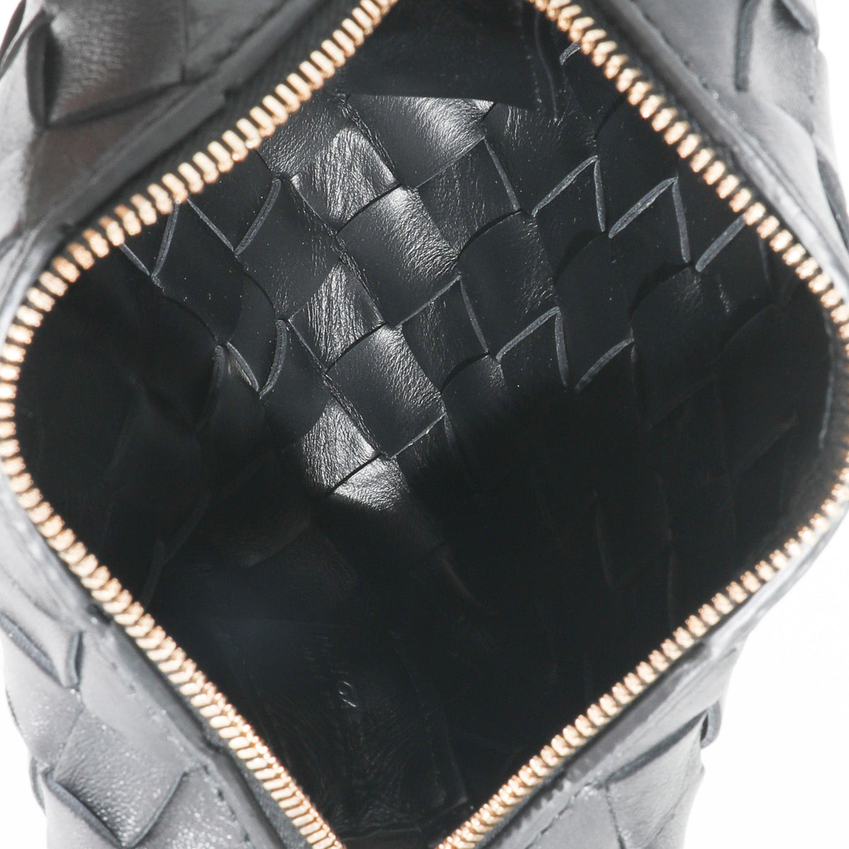 Bottega Veneta Candy Loop Leather Camera Bag in Black