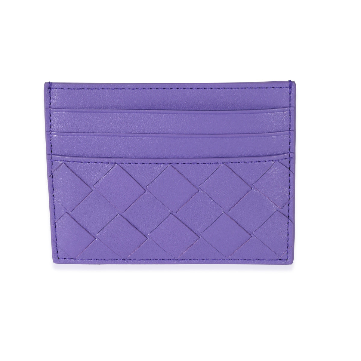 Lady Dior Five-Slot Card Holder Purple Cannage Lambskin