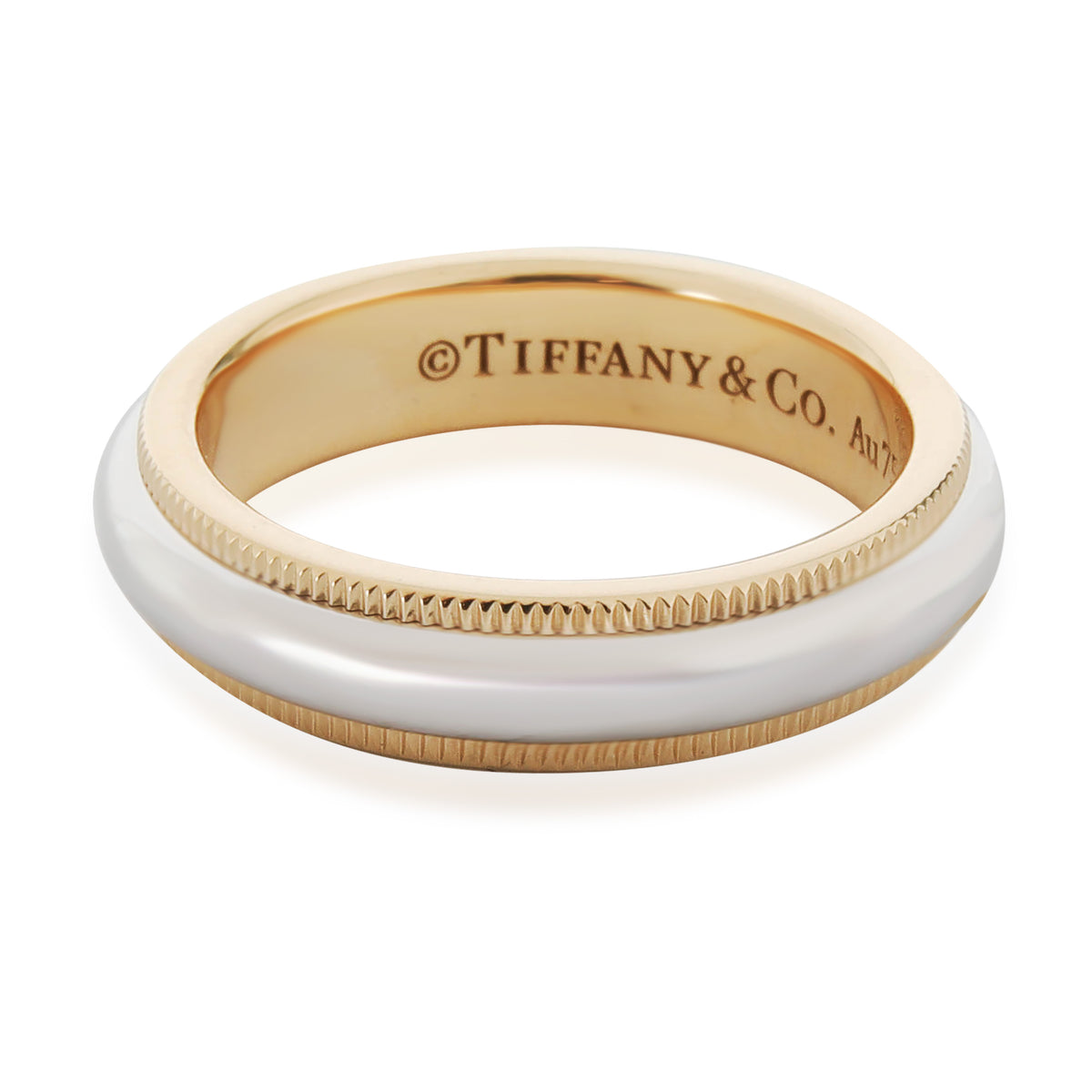 Tiffany & Co. Tiffany Together Wedding Band in 18k & 950 Yellow Gold/Platinum