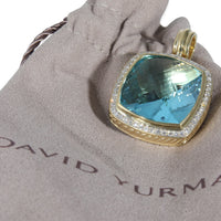 David Yurman Albion Topaz Diamond Pendant in 18K Yellow Gold 0.5 CTW