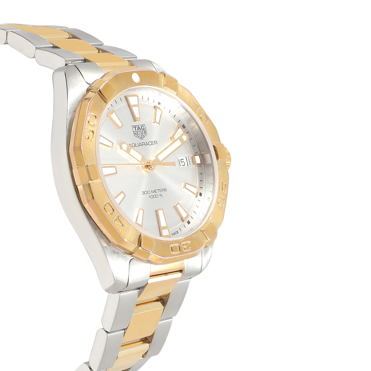 Tag Heuer Aquaracer WBD1120.BB0930 Men s Watch in Stainless Steel Gold Plate